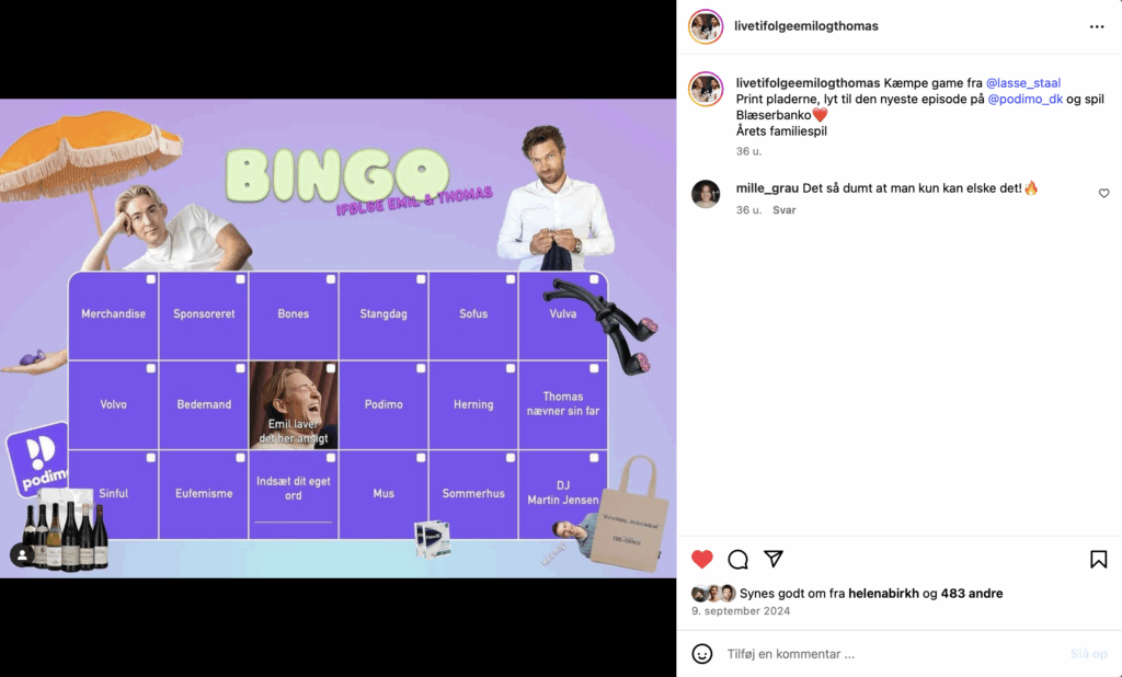 Bingo ifølge Emil og Thomas